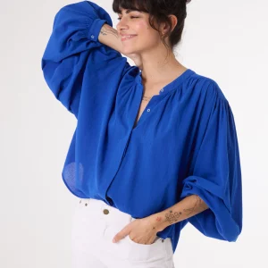 Blouse lena bleu royal – Image 4