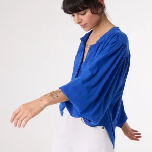 Blouse lena bleu royal – Image 5