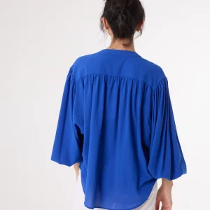 Blouse lena bleu royal – Image 2