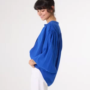 Blouse lena bleu royal – Image 3